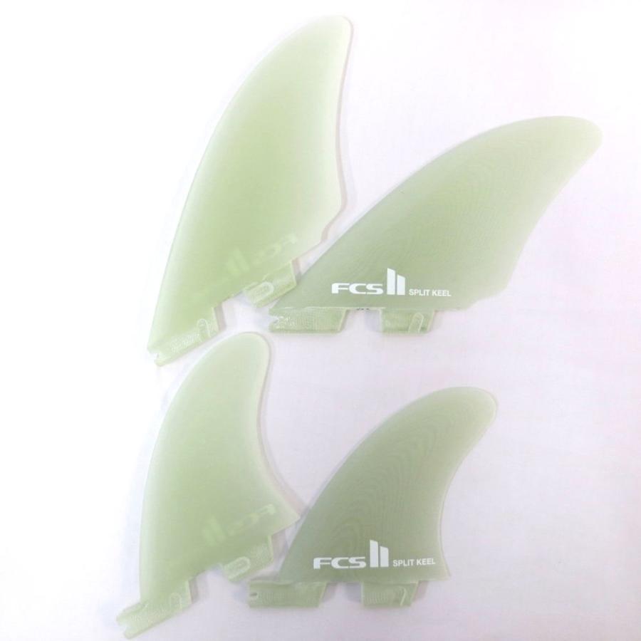 FCS2 FIN サーフィン フィン Specialty Series Split Keel PG Hibrid Quad Fin Set 4枚セット | FCS | 01