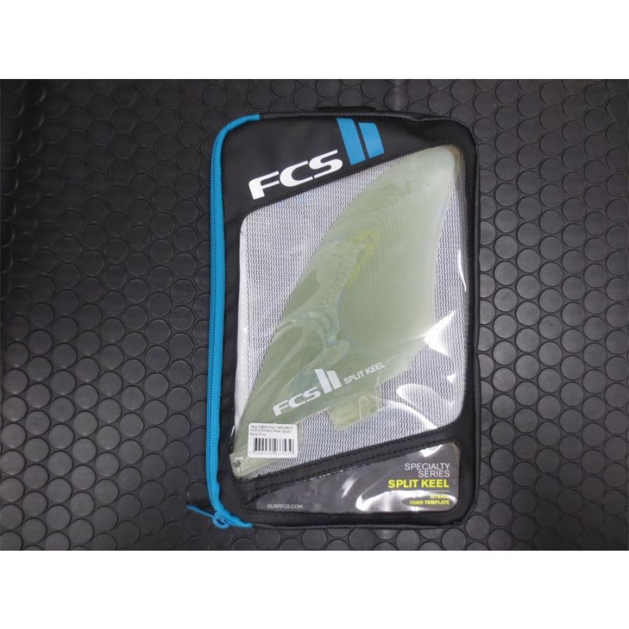 FCS2 FIN サーフィン フィン Specialty Series Split Keel PG Hibrid Quad Fin Set 4枚セット | FCS | 03