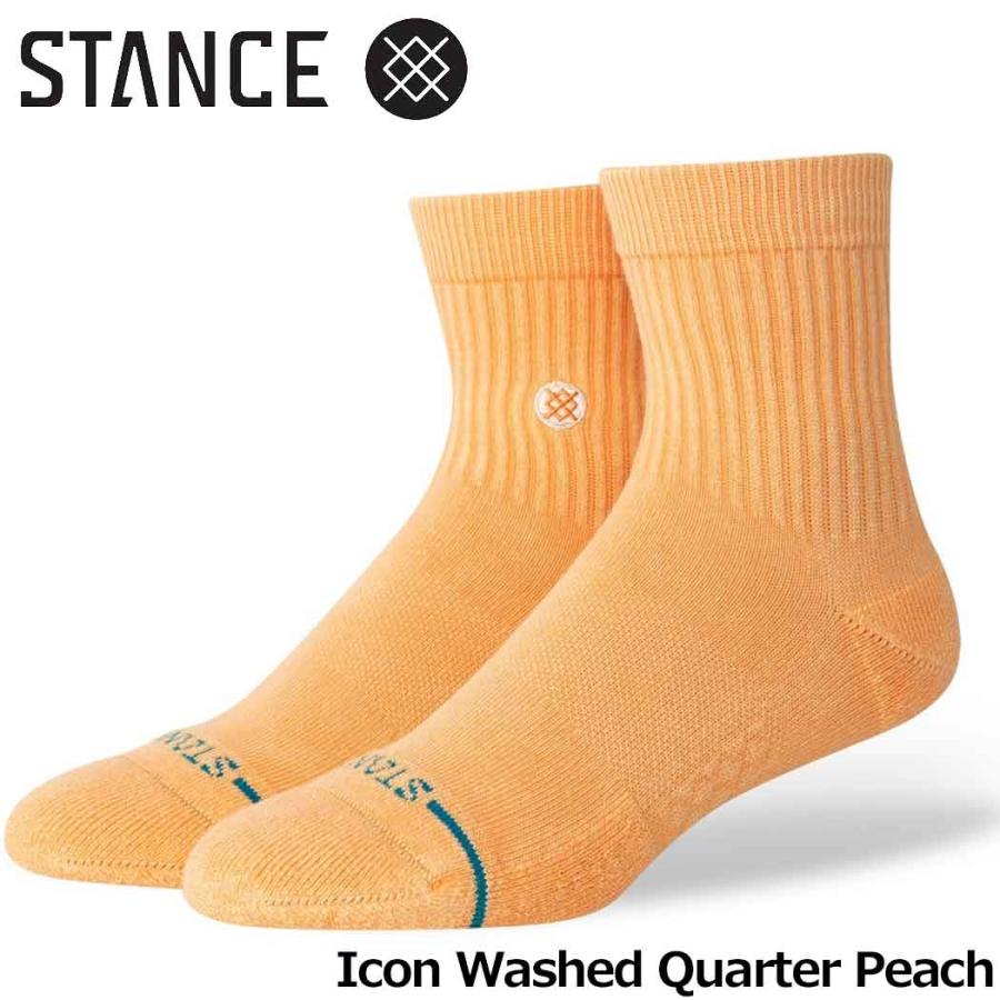 STANCE Stance スタンス アイコン クォーター Socks Icon Washed Quarter メンズ レディース L 25. ...