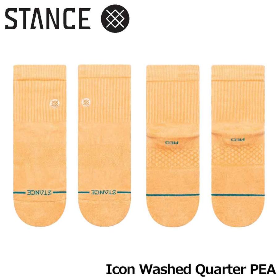 STANCE Stance スタンス アイコン クォーター Socks Icon Washed Quarter メンズ レディース L 25. ...