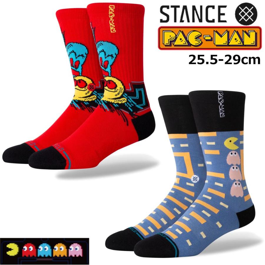 STANCE（スタンス） PAC MAN SERIES NAMCO WAKA POWER PELLET 靴下 Socks パックマン ナムコ ...
