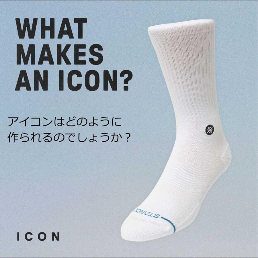 STANCE（スタンス） ソックス Socks Icon Pop Crew アイコン クルー