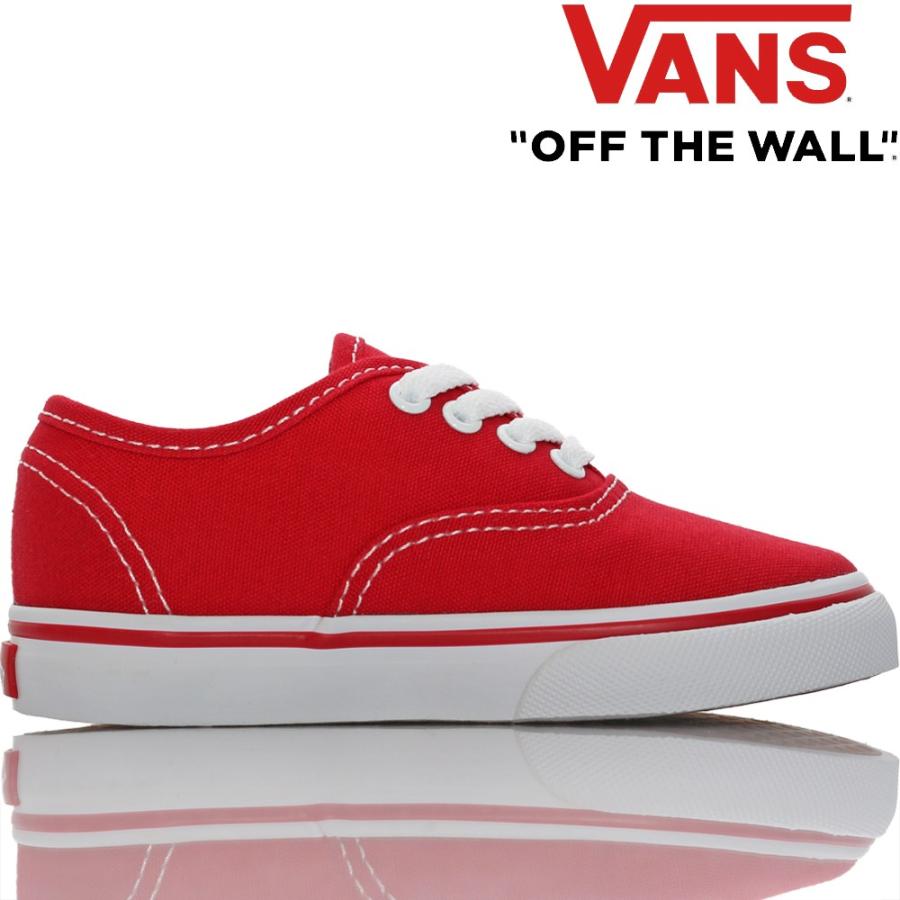 Vans バンズ キッズ スニーカー Kids Classic Authentic Red 14 5 17 5cm オーセンティック ヴァンズ 靴 シューズ Vn000ed9red スケートボード専門店バタフライ 通販 Yahoo ショッピング
