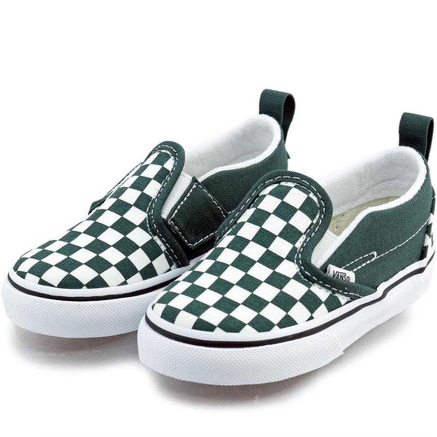 vans checkerboard slip on kids
