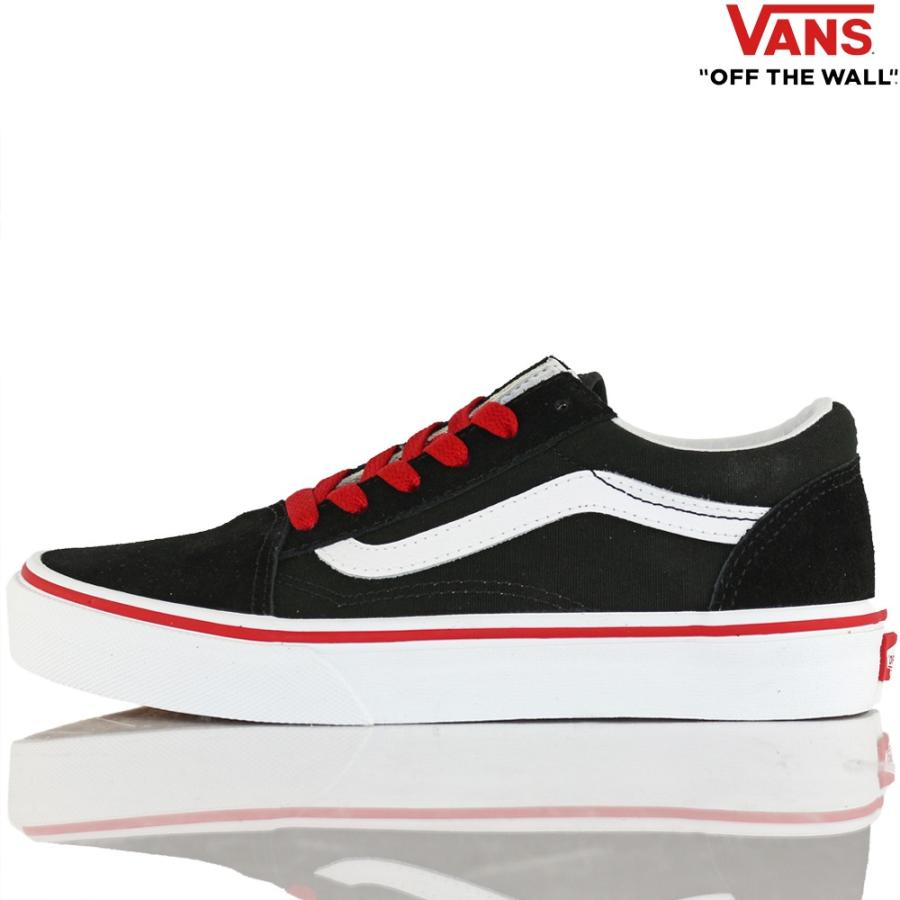 Vans バンズ キッズ スケボー シューズ 靴 Old Skool Pop Black Racing Red スケートボード オールドスクール 子供 Vn0a38hborc スケートボード専門店バタフライ 通販 Yahoo ショッピング
