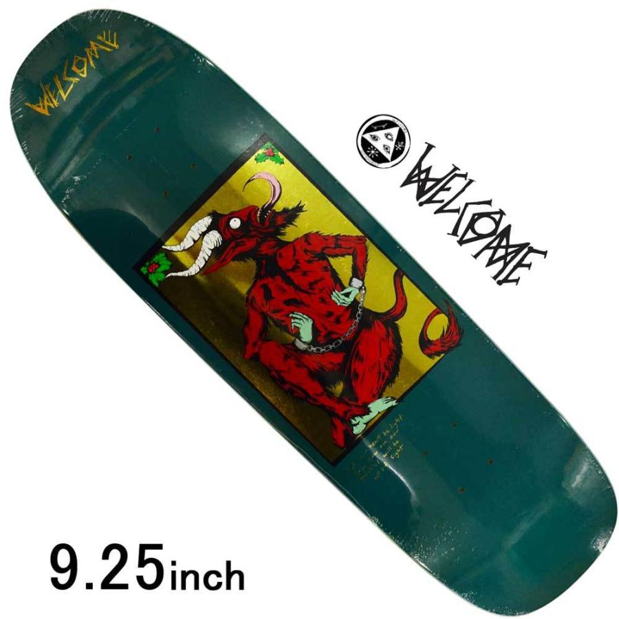 ウェルカム 9 25 インチ スケボー デッキ スケートボード Welcome Skateboard Krampus 人気 ブランド マニアック おすすめ 女子 Welcome 171 スケートボード専門店バタフライ 通販 Yahoo ショッピング