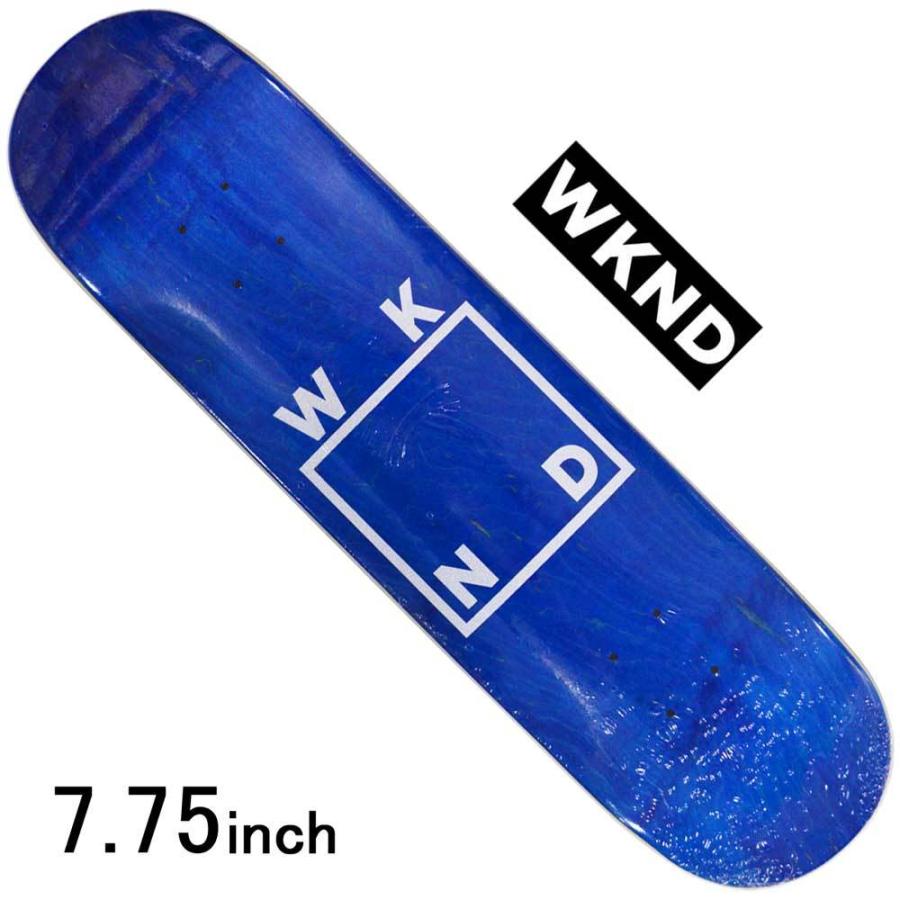 メーカー公式ショップ Wked 7 75 インチ スケボー デッキ ウィークエンド スケートボード Silver Glitter Logo Blue かっこいい おすすめ 人気 ブランド Materialworldblog Com