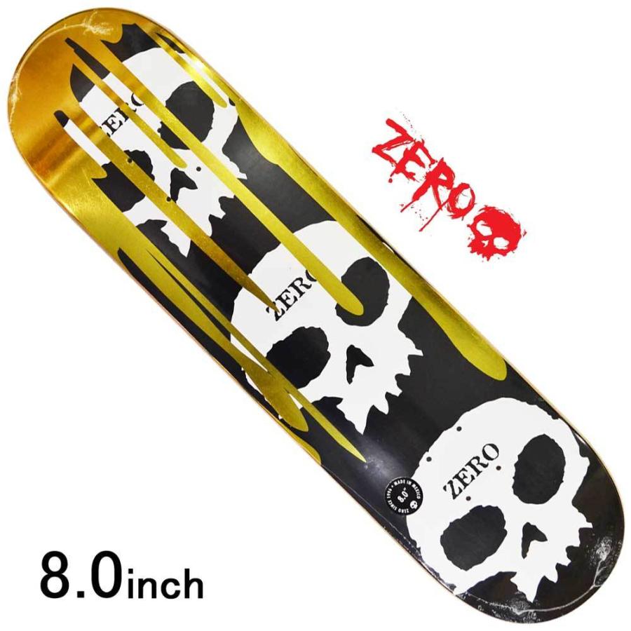 Zero スケボー デッキ 8 0 ゼロ スケートボード Skateboard 3 Skull Blood Gold Foil スカル 初心者 おすすめ 人気 かっこいい Zero 132 スケートボード専門店バタフライ 通販 Yahoo ショッピング
