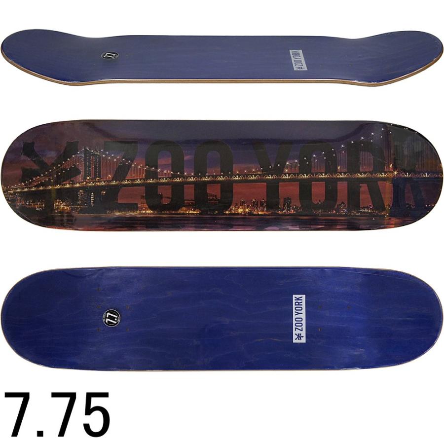 ズーヨーク ZOO YORK スケートボードデッキ 7.75*31.5 Q