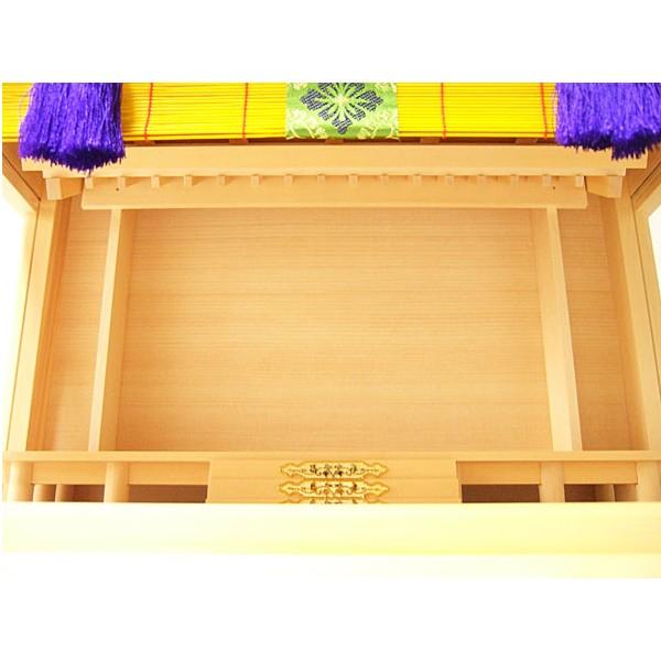 神棚 壁掛け)神棚 箱宮 18号 御簾付き三社 高さ38.5cmX幅54.5 神棚 壁掛け)神棚 箱宮 18号 御簾付き三社 高さ38.5cmX幅54.5