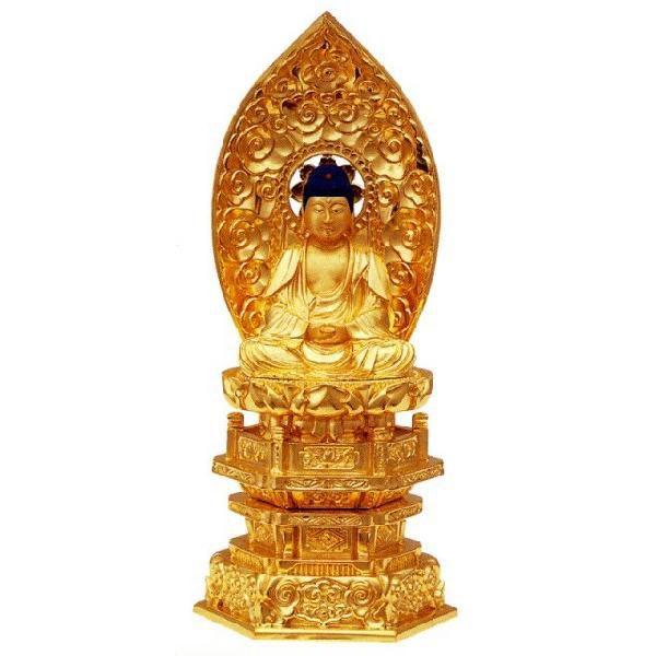 お仏壇のよねはら　仏具　数珠　釈迦如来　3寸中七肌粉　神棚仏像　禅宗