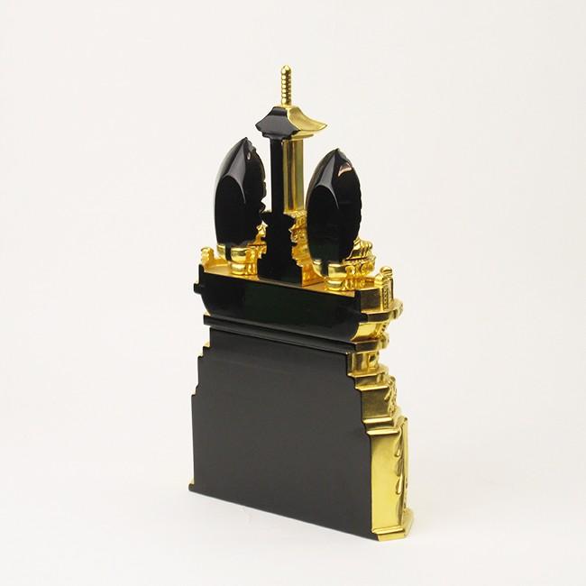 仏像 日蓮宗 三宝尊 1寸 純金箔 高さ25.5×幅16.3×奥行5.1cm : お 仏像 日蓮宗 三宝尊 1寸 純金箔 高さ25.5×幅16.3×奥行5.1cm : お