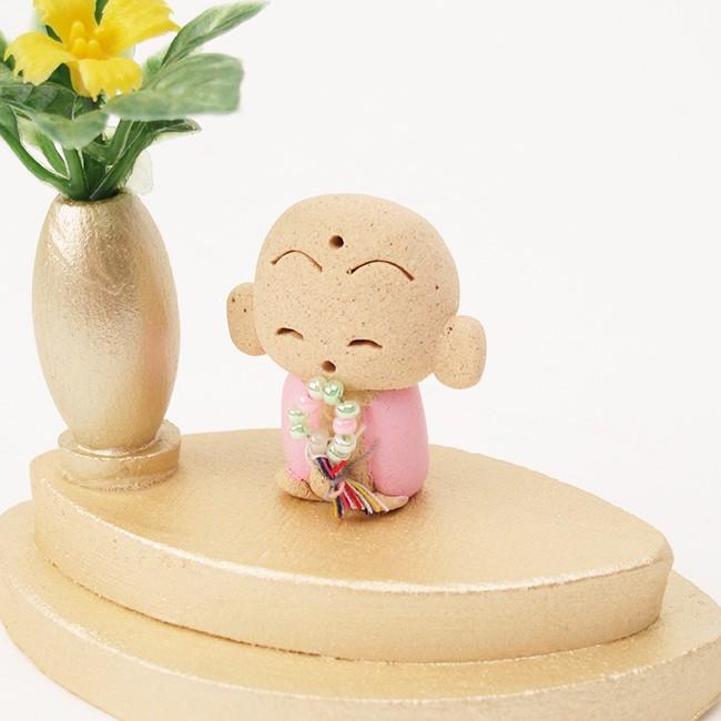 お地蔵さん 小さな祈り2 H45×W78×D48mm : お仏壇のよねはら 仏具 数珠