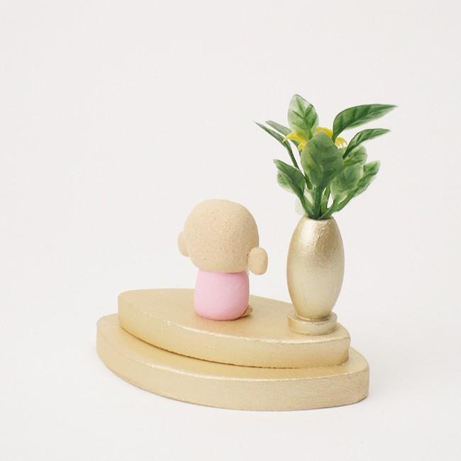 お地蔵さん 小さな祈り2 H45×W78×D48mm : お仏壇のよねはら 仏具 数珠