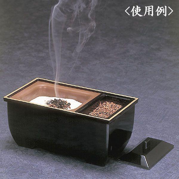 お焼香用 角香炉 鉄仙蒔絵 : お仏壇のよねはら 仏具 数珠 神棚 - 通販