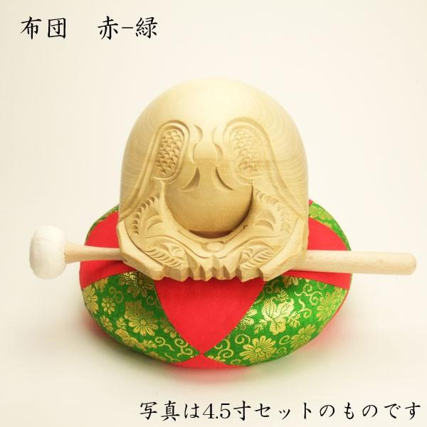 白木 木魚 4寸セット（都） : お仏壇のよねはら 仏具 数珠 神棚 - 通販