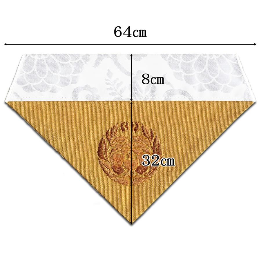 お仏具打敷　200代刺繍本金サイズ　約大幅91×55cm 原価660,000万円 打敷（内敷） 刺繍綴200代 浄土真宗大谷派（お東）用 : お仏壇のよね