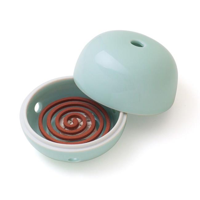 香炉 みゆき （青磁・銀線）（松栄堂） : お仏壇のよねはら 仏具 数珠