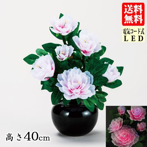 お盆提灯・蓮華灯・グランドルミナス 六花ボタンLED : お仏壇のよね