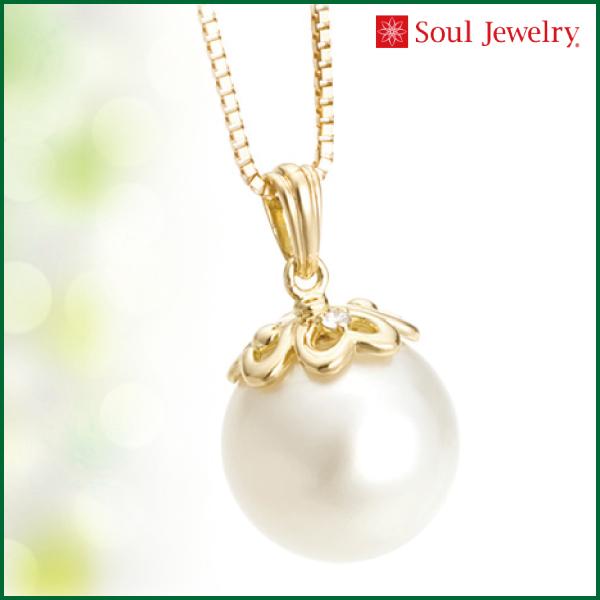 Soul Jewelry - 遺骨 付属品 遺骨シャンデリア パール＆クローバー 遺骨付属品 メモリアル 首飾り 仏壇、仏具-骨壺、骨袋-キッチン、日用品、文具