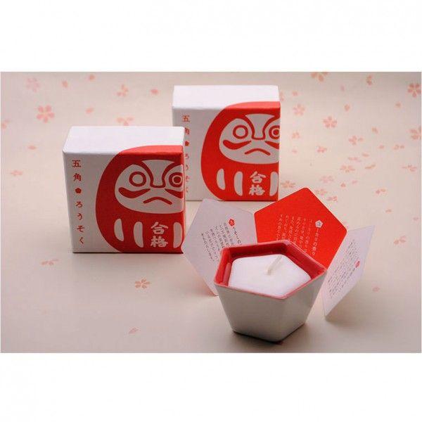 希少！ピエロ　香蘭社　縁起良い八角形　5セット 縁起の良い合格祈願の五角形【五角ろうそく】ローソク 仏壇・仏具