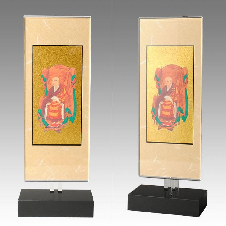 モダン掛け軸【クレア　臨済宗 釈迦如来禅定印　3枚セットサイズ小】高さ調整可能、置くだけで簡単設置　送料無料_3