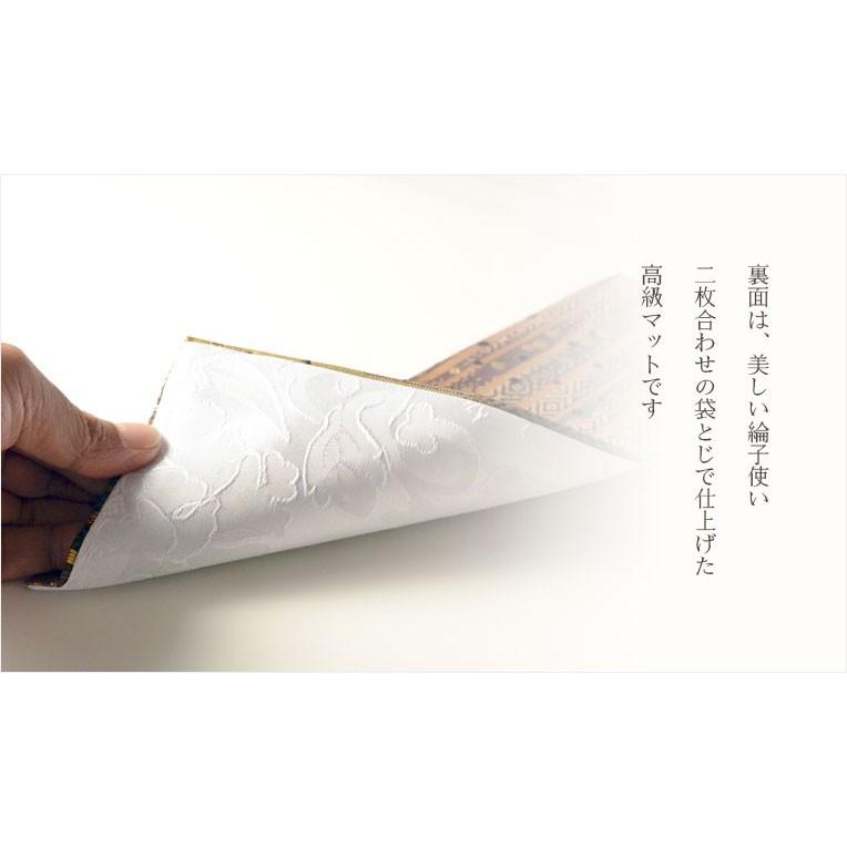 国産仏具【防炎お仏壇マット:金襴仕立 衣織(いおり)・スリム 国産仏具【防炎お仏壇マット:金襴仕立 衣織(いおり)・スリム