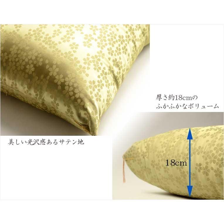 国産仏具【国産中綿使用：御仏前座布団：里桜（さとざくら）・エンジ