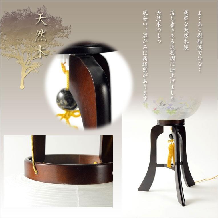 超目玉 お盆提灯 岐阜提灯 大内行灯10号 天然木民芸調塗り 本絹製二重張 白芙蓉に山水 盆ちょうちん 盆用品 お盆飾り 色柄提灯 花柄提灯 送料無料 無料長期保証 Wjhni Com