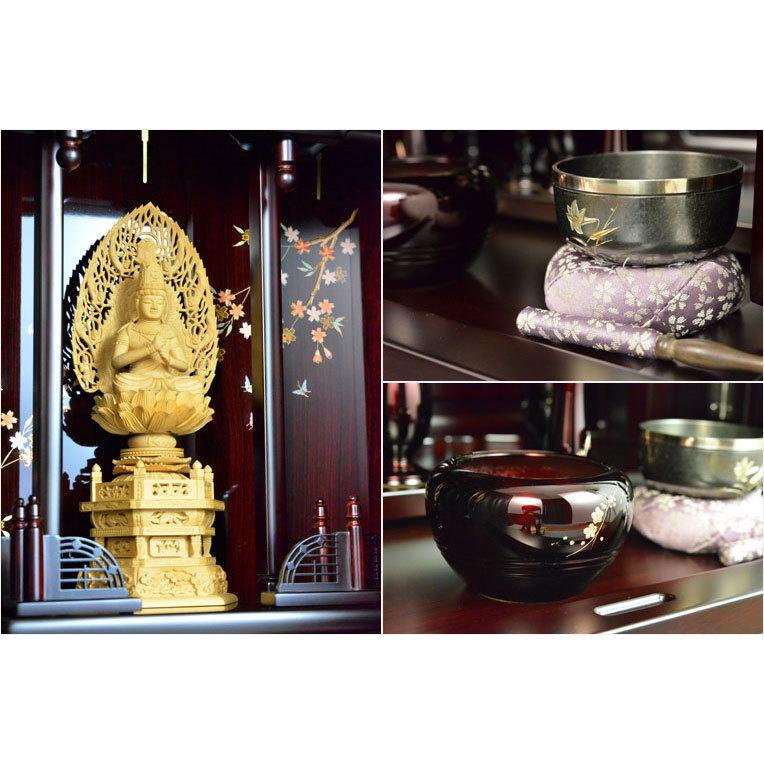 【新品未開封】 仏壇【現代的な伝統型仏壇　桜蒔絵/螺鈿仕様　桜乙女（さくらおとめ） 紫檀調45-15】送料無料 【YWU1704761457】(59708円)