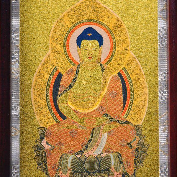 フレーム掛軸 小】曹洞宗・臨済宗ご本尊・置くだけ簡単 送料無料