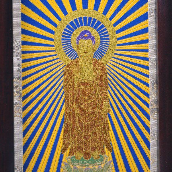 フレーム掛軸 大】浄土真宗（お東）ご本尊・置くだけ簡単 送料無料