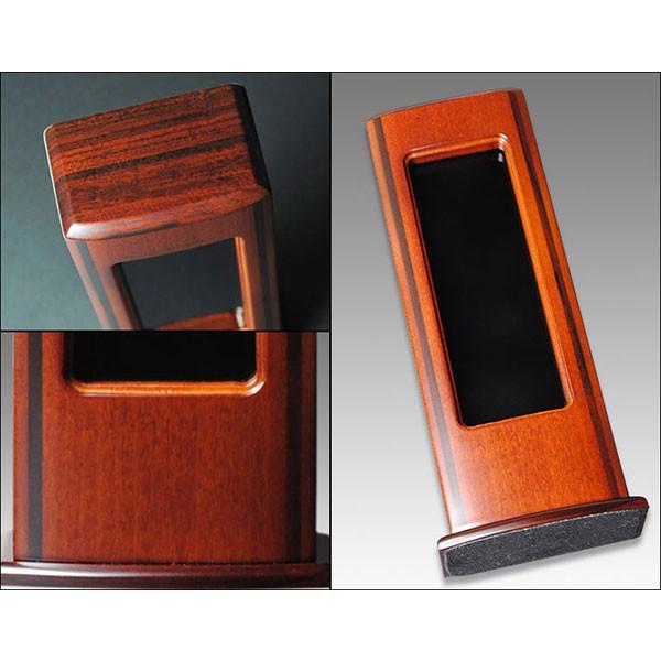 国産位牌【モダン位牌：メモワール・ブラウン・繰り出し位牌　ホウ(朴)材】回出位牌　家具調位牌　仏壇・仏具　送料無料