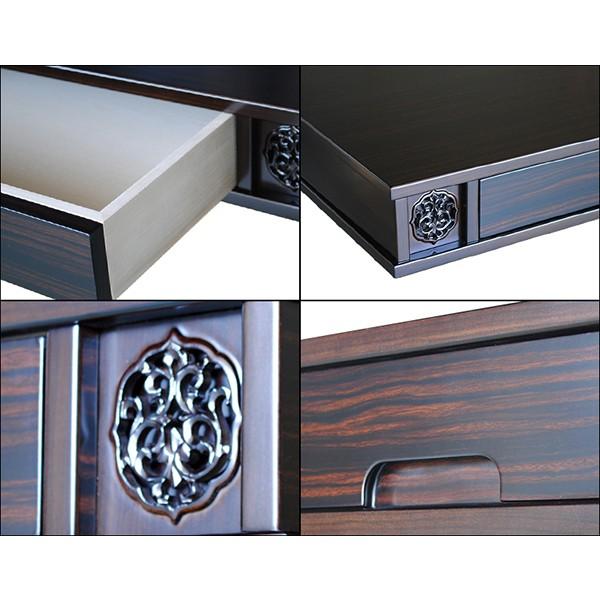 風水・置き台・みやび　黒檀調　18号 仏壇台【増台】幅800サイズ 黒檀調 送料無料 : 仏壇・位牌・仏像専門店