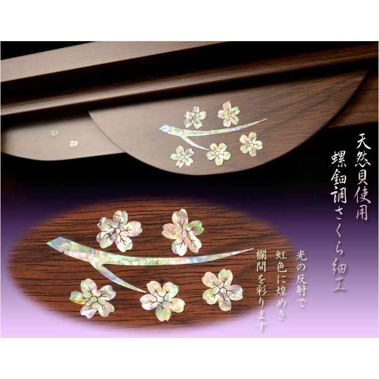 買い足し不要!仏具付仏壇【和桜18号胡桃調+仏具一式(掛軸 買い足し不要!仏具付仏壇【和桜18号胡桃調+仏具一式(掛軸