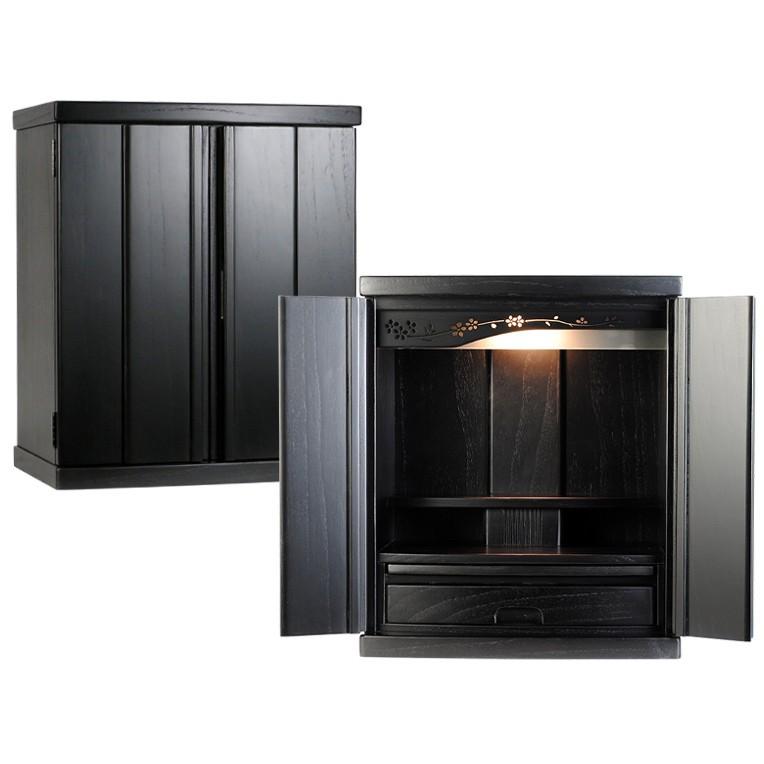 ご本尊+陶器5具足+りんセット+掛軸留め】【未来・ブラック ご本尊+陶器5具足+りんセット+掛軸留め】【未来・ブラック