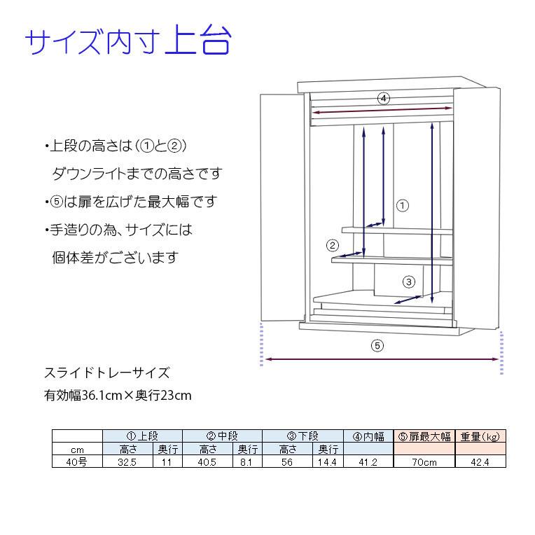 仏具付仏壇【和み仏壇:昴(すばる)オーク調 40号+仏具一式 仏具付仏壇【和み仏壇:昴(すばる)オーク調 40号+仏具一式