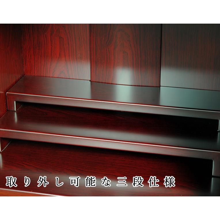 入荷未定)仏壇+仏壇台上下セット【彩音18号+風雅】艶あり紫檀 入荷未定)仏壇+仏壇台上下セット【彩音18号+風雅】艶あり紫檀