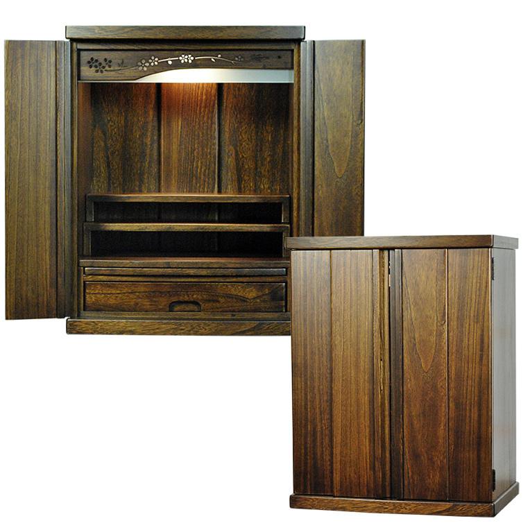 入荷未定)【ご本尊+大蓮仏具セット(胡桃色)+掛軸留め】仏具 入荷未定)【ご本尊+大蓮仏具セット(胡桃色)+掛軸留め】仏具