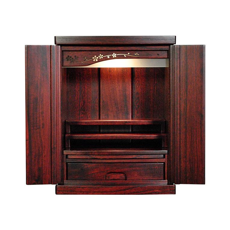 入荷未定)【ご本尊+大蓮セット(紫檀色)+掛軸留め】桐材 入荷未定)【ご本尊+大蓮セット(紫檀色)+掛軸留め】桐材