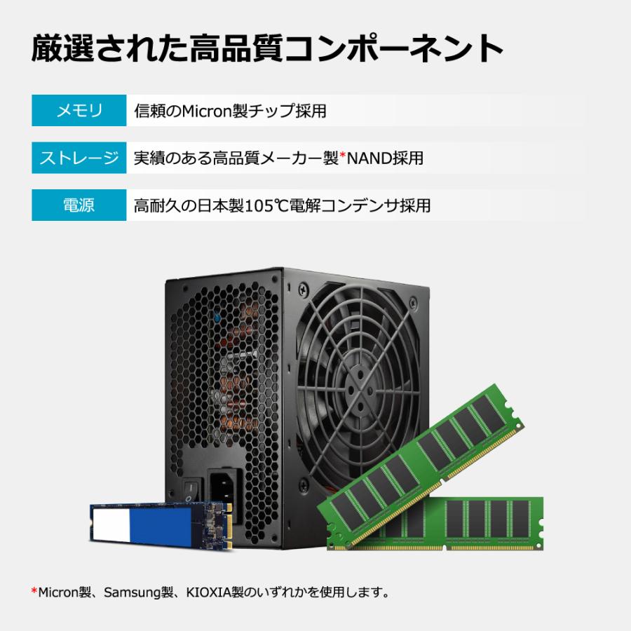 デスクトップPC Core i7-12700 メモリ:8GB SSD:500GB NVMe 500W Barikata Barikata-414595 BTOパソコン デスクトップパソコン 新品 7777-BRAT-I7EA067-20211224