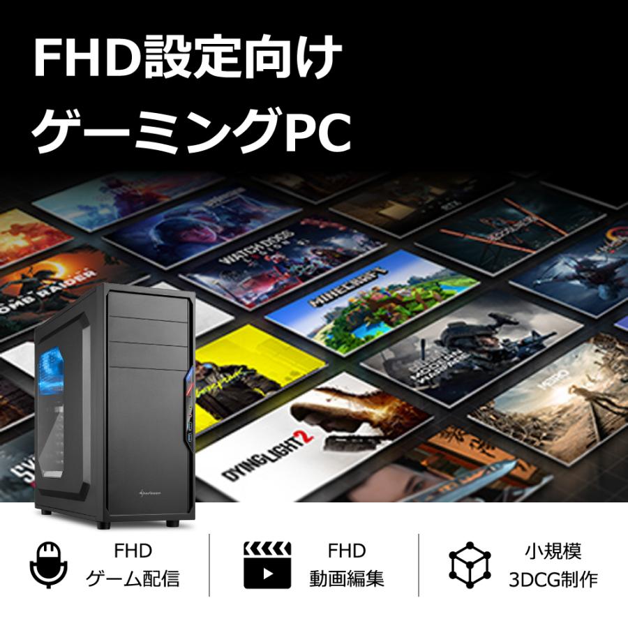 ゲーミングPC RTX3060 Core i7-12700F メモリ16GB SSD1TB B760 BTO 