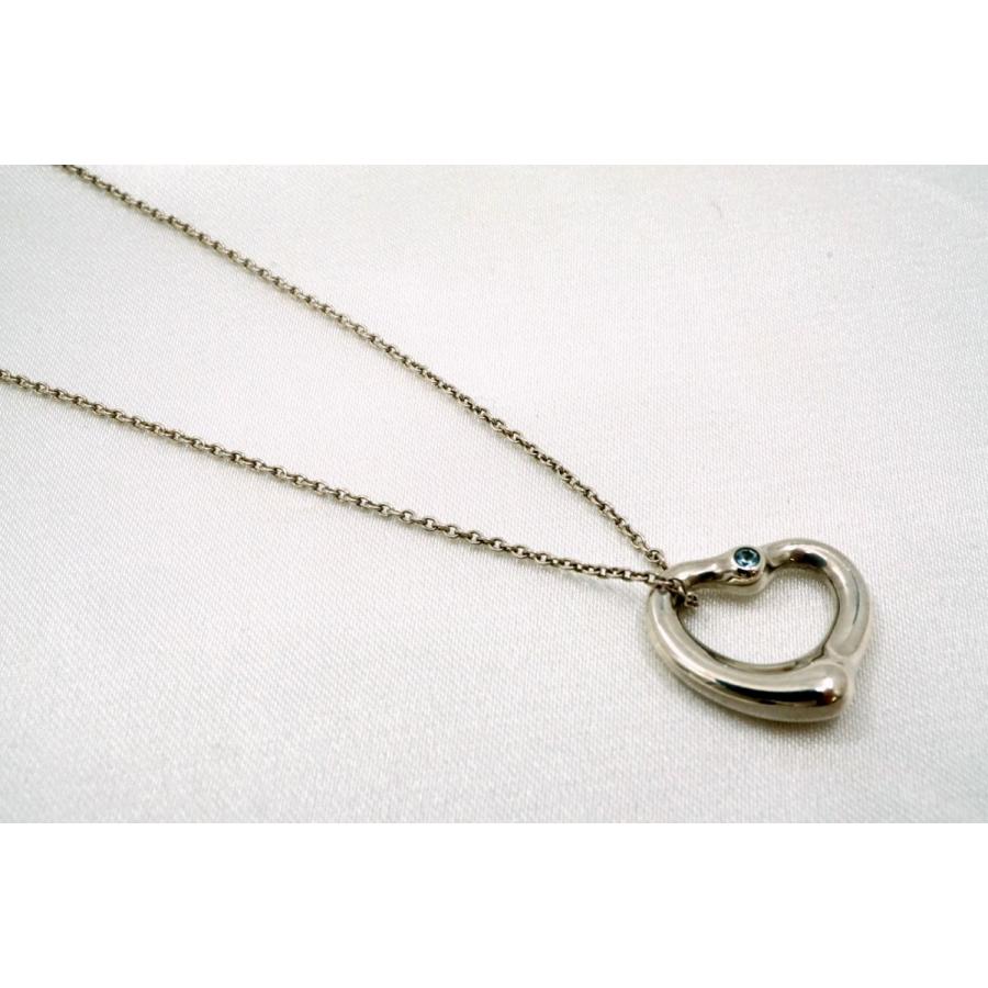 TIFFANY&Co.（ティファニー） オープンハート 1P アクアマリン 