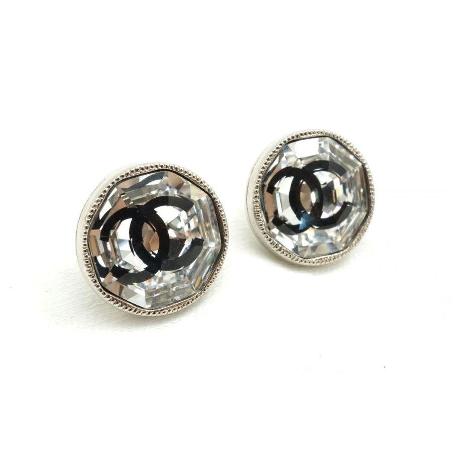 CHANEL（シャネル） A18B ココマーク ピアス クリスタル ダイヤモンド