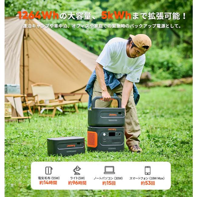Jackery ポータブル電源 1000 Plus JE-1000C 3年保証 : バイ・モア