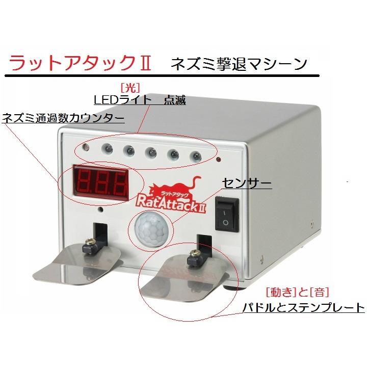 ねずみ撃退ロボット ラットアタックII ねずみ駆除 : バイ・モア-大木