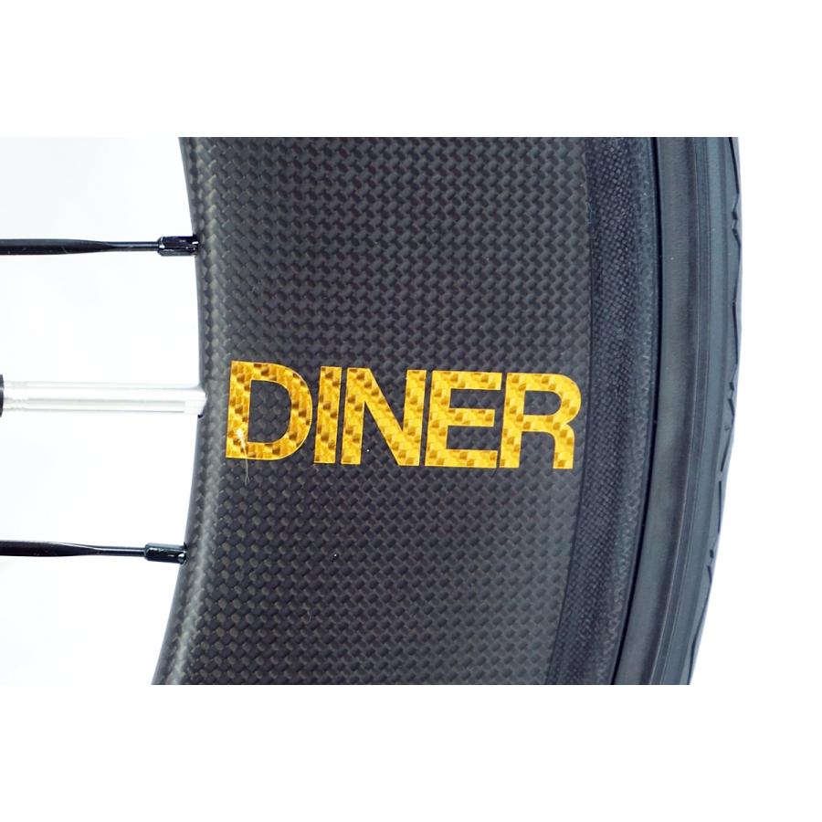 SALE】DINER 「ダイナー」 88mm CARBON WHEEL CLINCHER リヤホイール