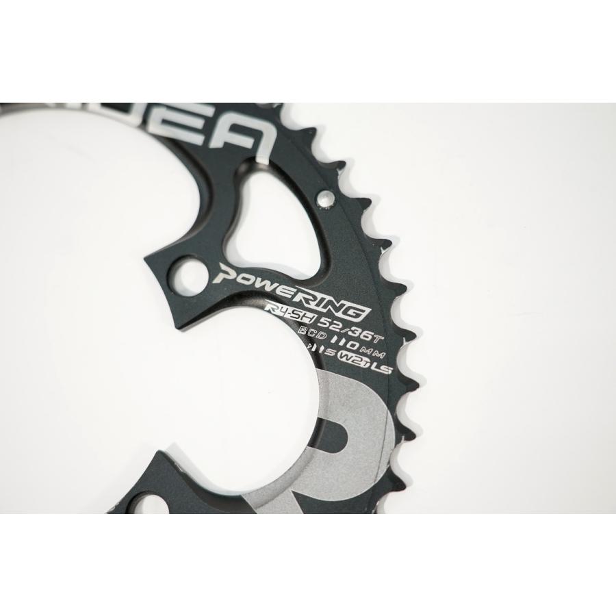RIDEA POWERRING チェーンリング Lami-Flow 52/36T 差し出せる RIDEA POWERRING チェーンリング Lami-Flow 52/36T 差し出せる