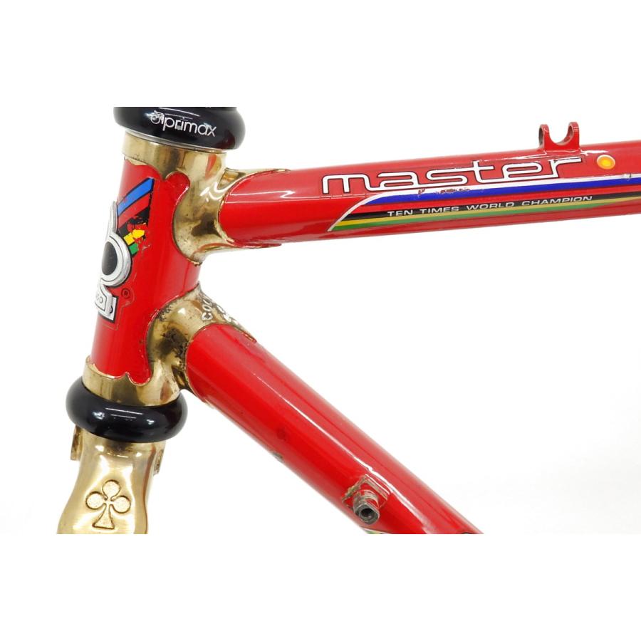 公式ショップ】COLNAGO 「コルナゴ」 MASTER 年式不明 size510 フレームセット 伊勢崎店 フレーム、パーツ ◆◆コルナゴ COLNAGO 1990年代 クロモリ ロード フレーム セット トップチューブ C-C 540mm エンド幅 130mm ロードバイク