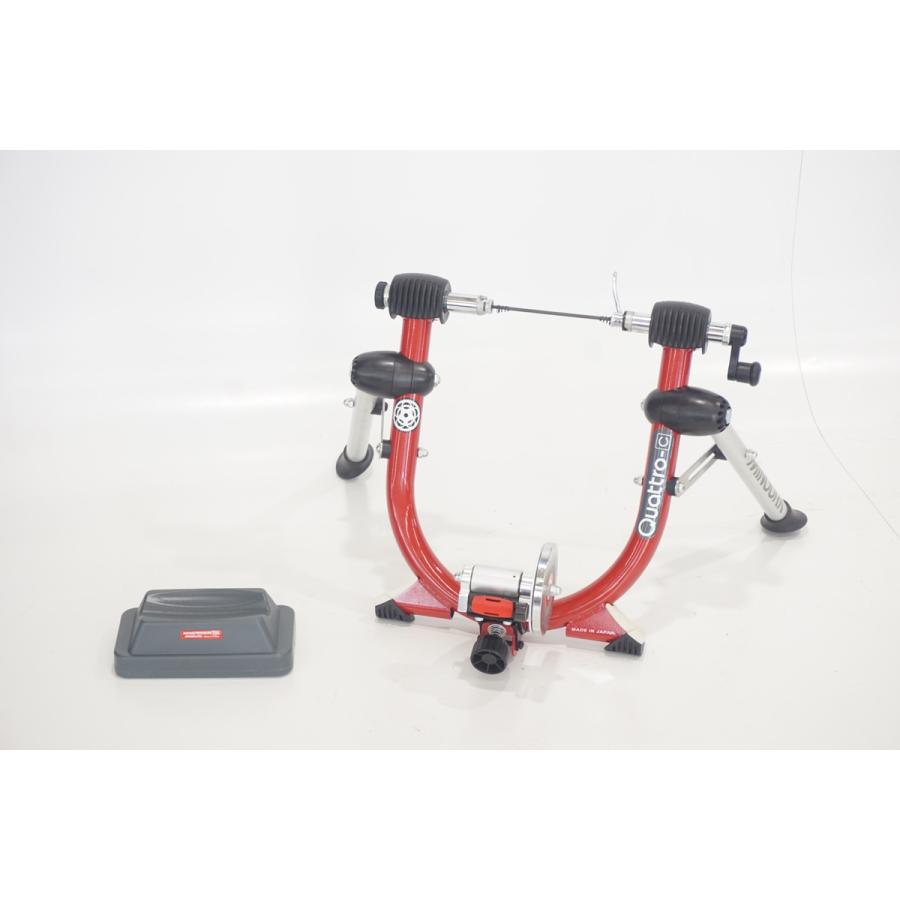 【未使用ローラー台】ミノウラ トレーナー Quattro-C レッド 未使用ローラー台】ミノウラ トレーナー Quattro-C レッド
